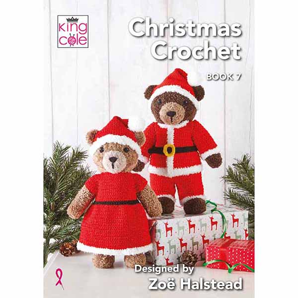 king-cole-patterns-christmas-crochet-book-7-h-kelbuch-weihnachten image 1