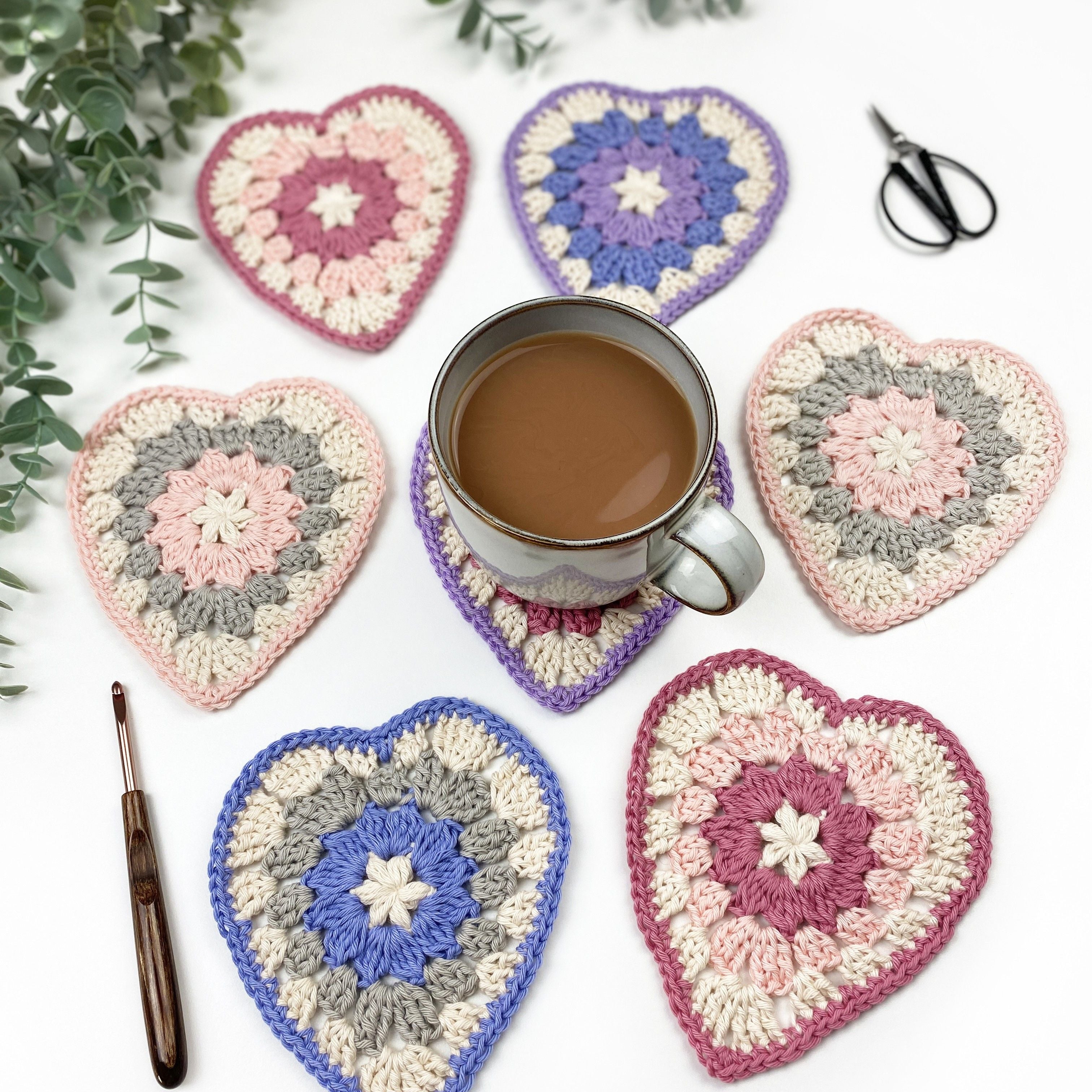 hobbii-love-heart-untersetzer-h-kelanleitung-herz-13cm image 4