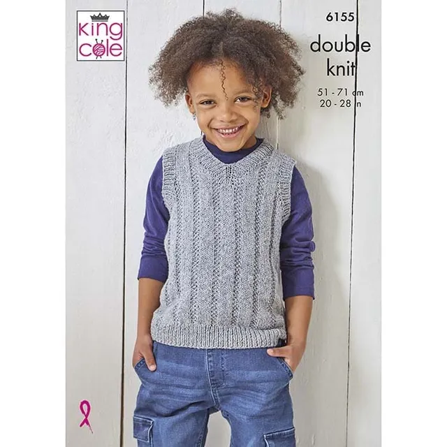 king-cole-patterns-6155-pullover-strickanleitung-simply-denim image 1