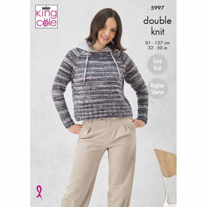 king-cole-patterns-strickanleitung-5997-pullover-homespun-prism-dk image 1