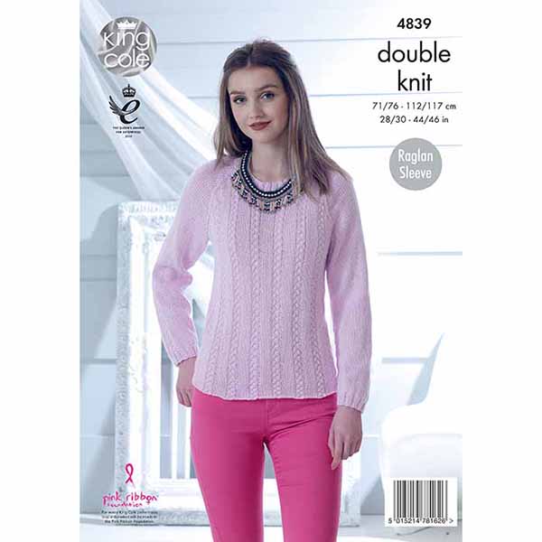 king-cole-4839-pullover-cardigan-cottonsoft-dk image 2