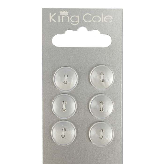 king-cole-haberdashery-round-plastic-button-kn-pfe-transp-mittel image 1