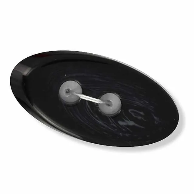 king-cole-haberdashery-oval-knopf-charcoal-40-mm image 1