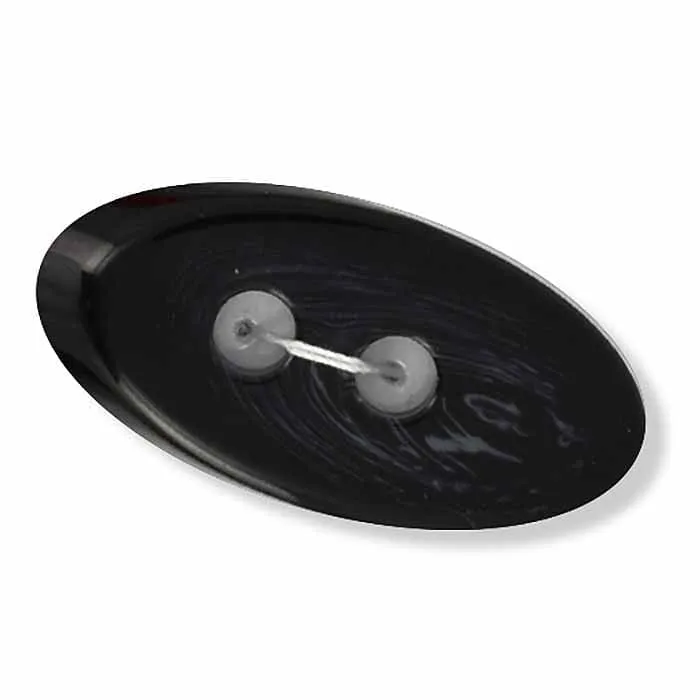 king-cole-haberdashery-oval-knopf-charcoal-40-mm image 1