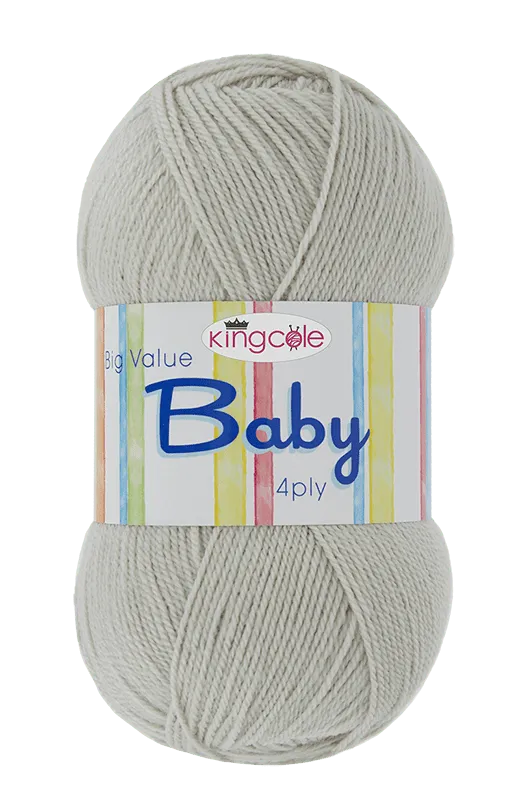 king-cole-big-value-baby-4ply-wolle-weich-acryl-100g image 1
