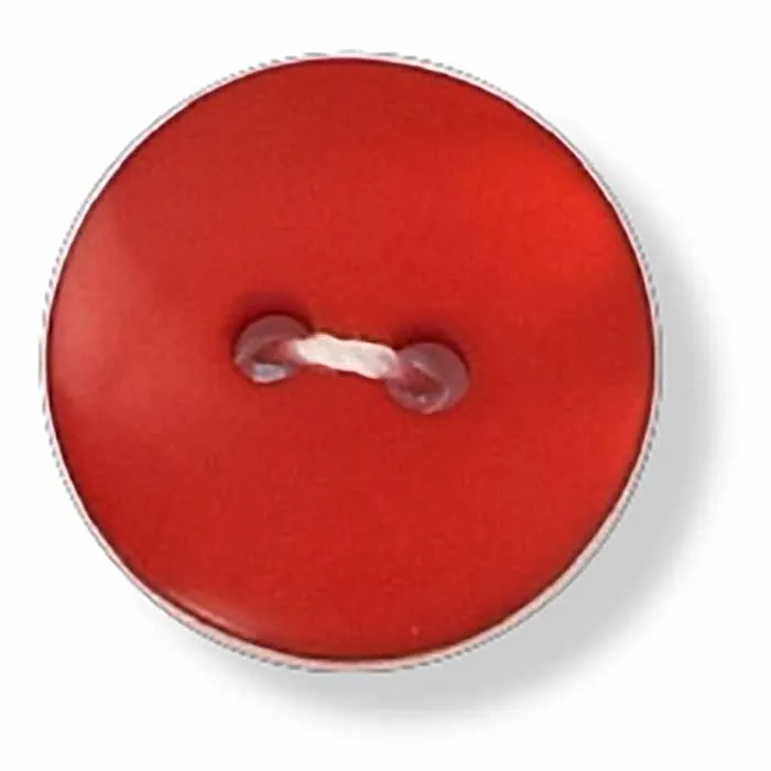 king-cole-haberdashery-round-plain-knopf-rot-24-ligne image 1