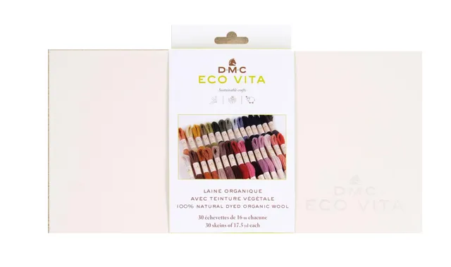 dmc-eco-vita-sammlerbox-30-farben-bio-wollgarn image 1