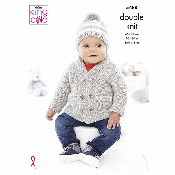 king-cole-5488-cotton-top-dk-strickanleitung-jacke image 1