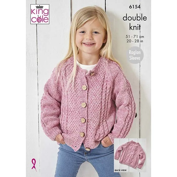 king-cole-6154-strickanleitung-cardigan-simply-denim-dk image 1