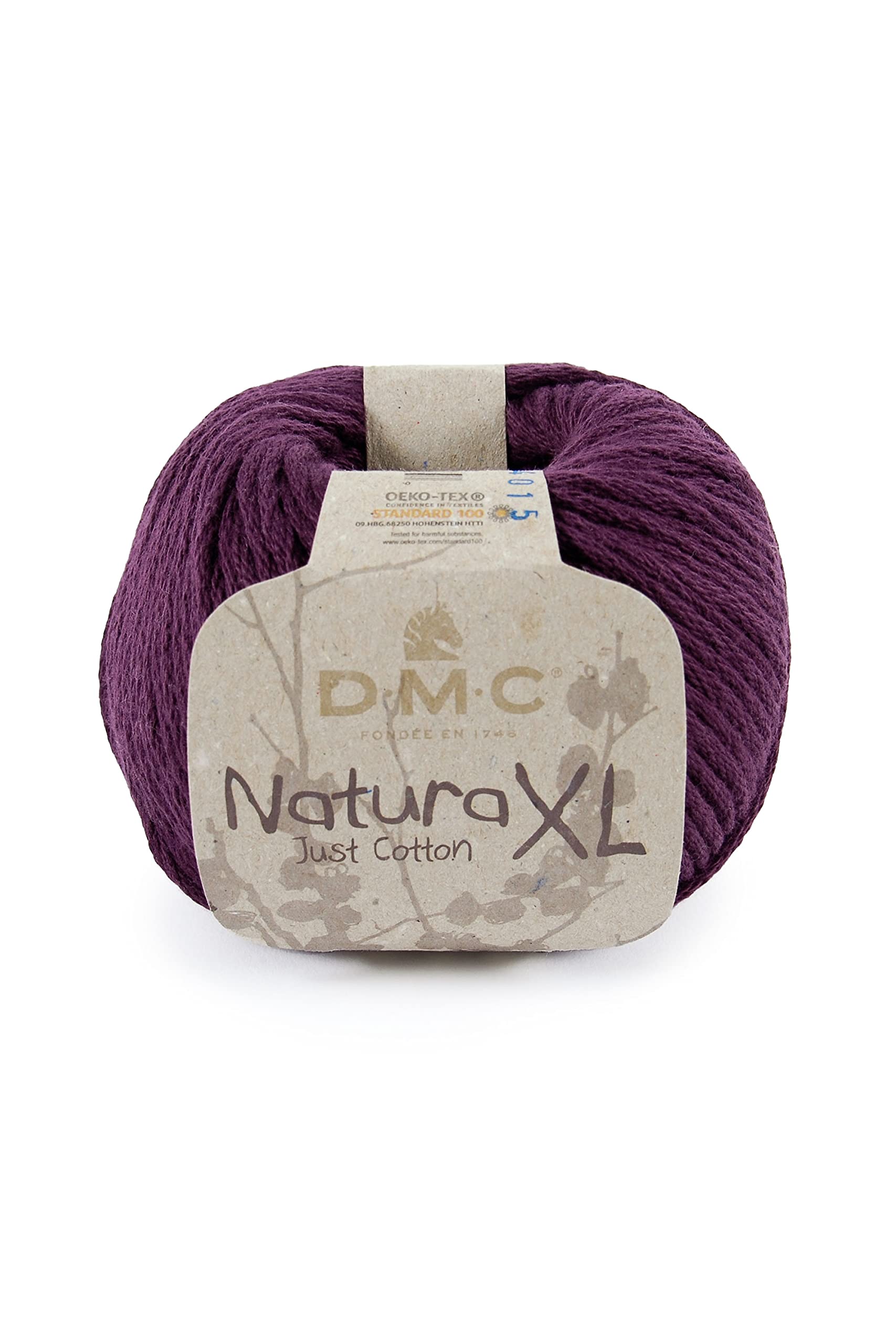 dmc-natura-just-cotton-xl-garn-violett-100g-75m-baumwolle image 1