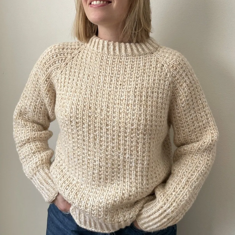 hobbii-anleitungen-easy-evening-pullover-strickanleitung-xs-anf-nger image 1