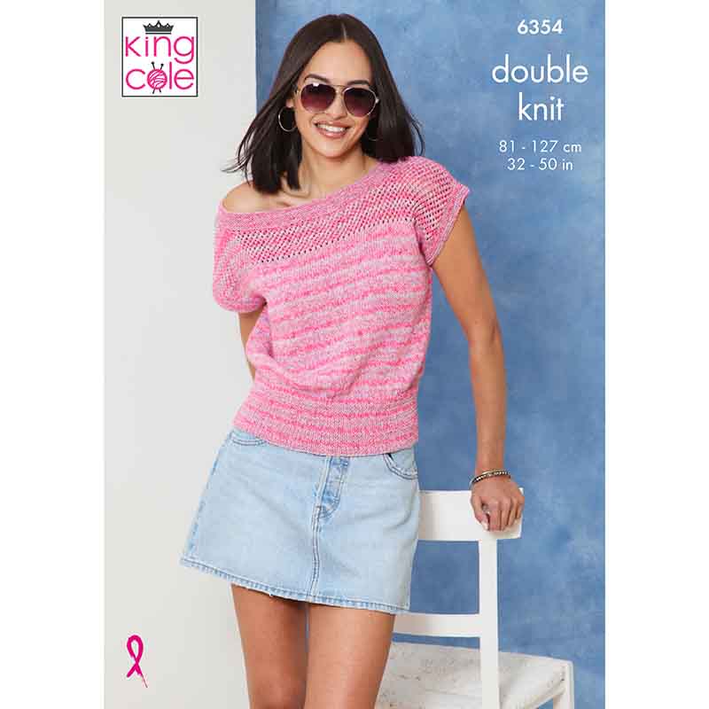king-cole-6354-tops-strickanleitung-jamboree-dk image 1