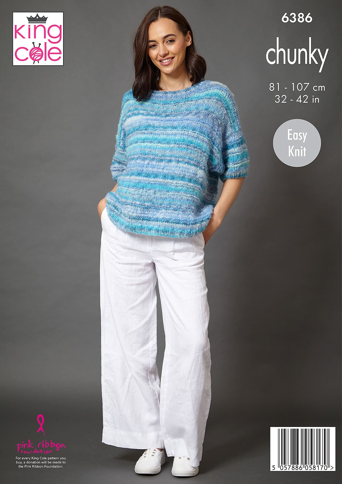 king-cole-6386-flair-chunky-strickanleitung-pullover image 2