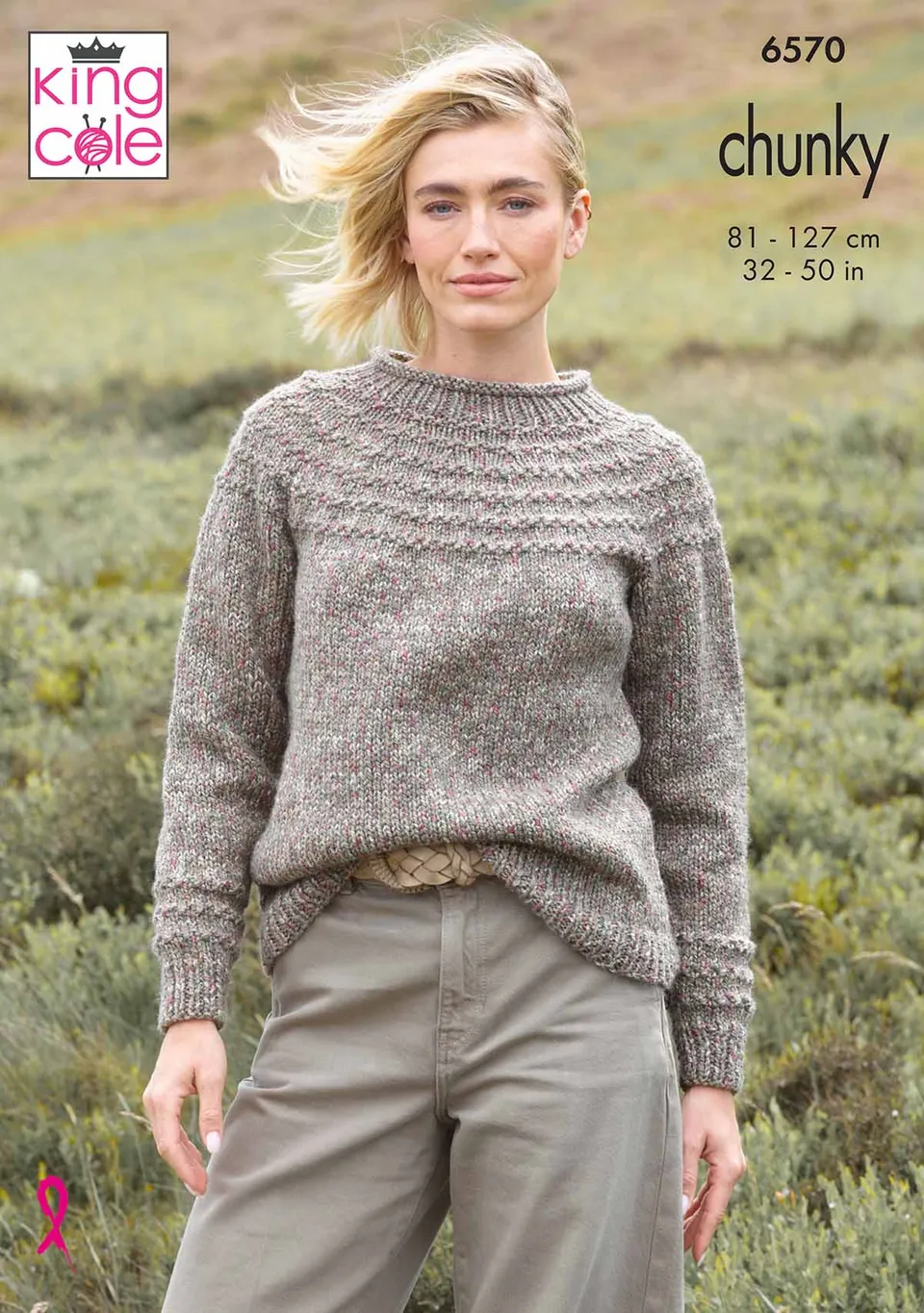 king-cole-6570-strickanleitung-pullover-cardigan-chunky image 1