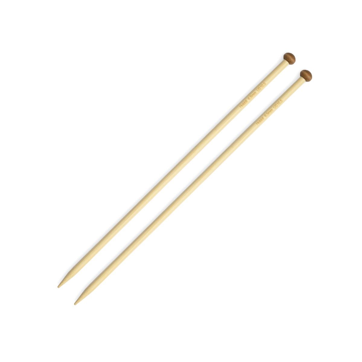 hobbii-bamboo-jackenstricknadeln-4-0-mm-bambus-30-cm image 1