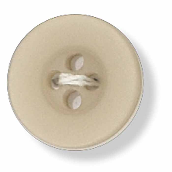 king-cole-haberdashery-knopf-rund-dunkelcreme-24-ligne image 1