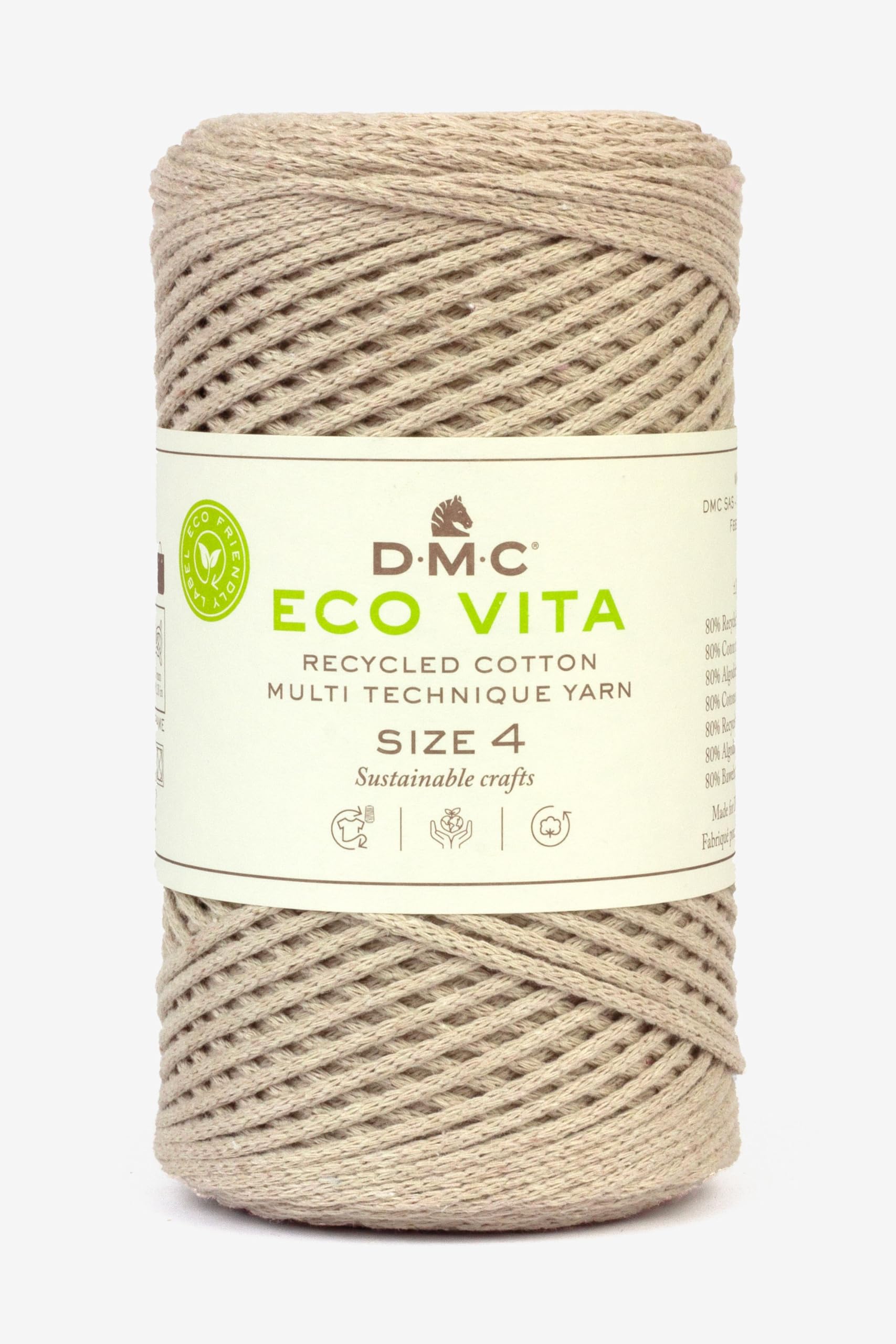 dmc-eco-vita-4-textilgarn-gelb-250-g-200-m-recycelt image 8