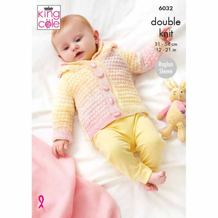 king-cole-6032-strickanleitung-cardigan-cape-jacke-cutie-pie-dk image 1