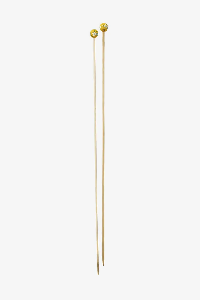 dmc-bambus-stricknadeln-40-cm-gr-e-3-gelb image 1