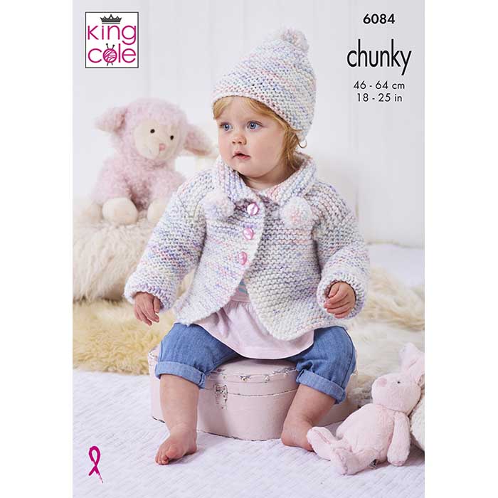 king-cole-6084-strickanleitung-mantel-cardigan-bumble-chunky image 1