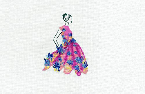 dmc-kreuzstichset-rosenbl-hte-kleid-mit-aida image 2