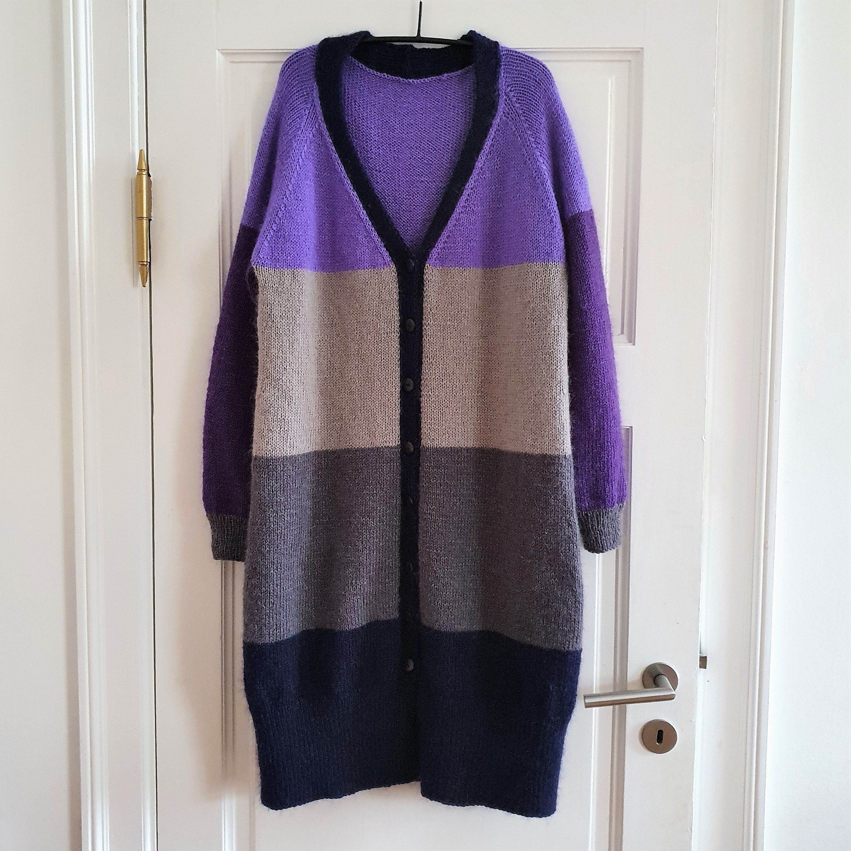 hobbii-brede-striber-cardigan-strickanleitung-pdf-streifen image 2