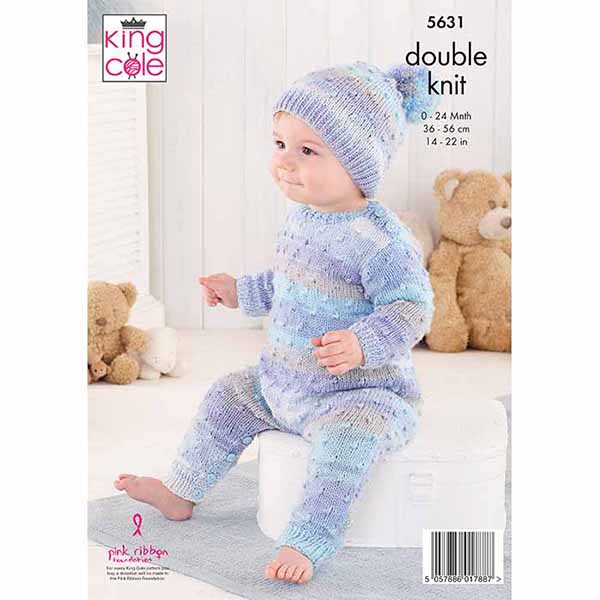 king-cole-patterns-5631-strickanleitung-baby-set-beaches-dk image 2