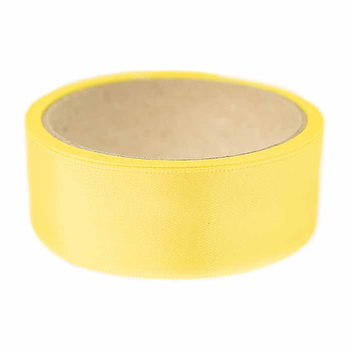 king-cole-haberdashery-satinband-25mm-x-3m-zitrone-polyester image 1