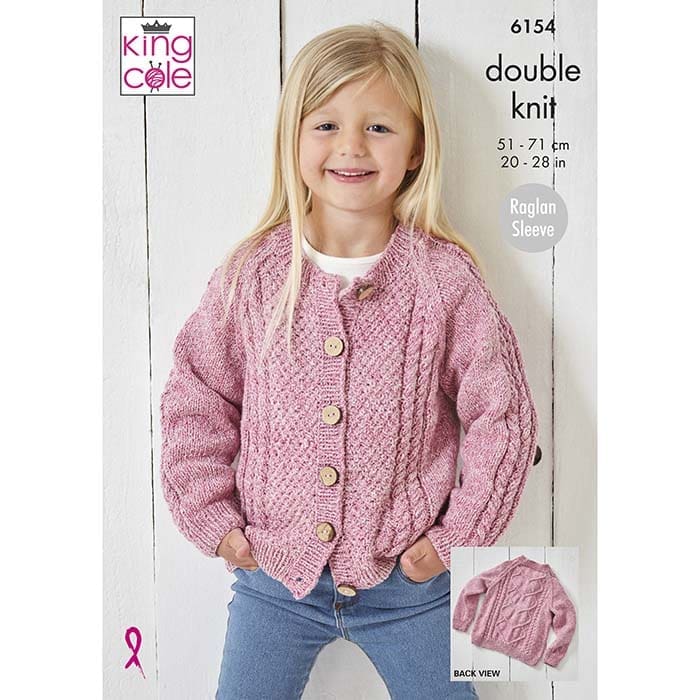 king-cole-6154-strickanleitung-cardigan-simply-denim-dk image 1