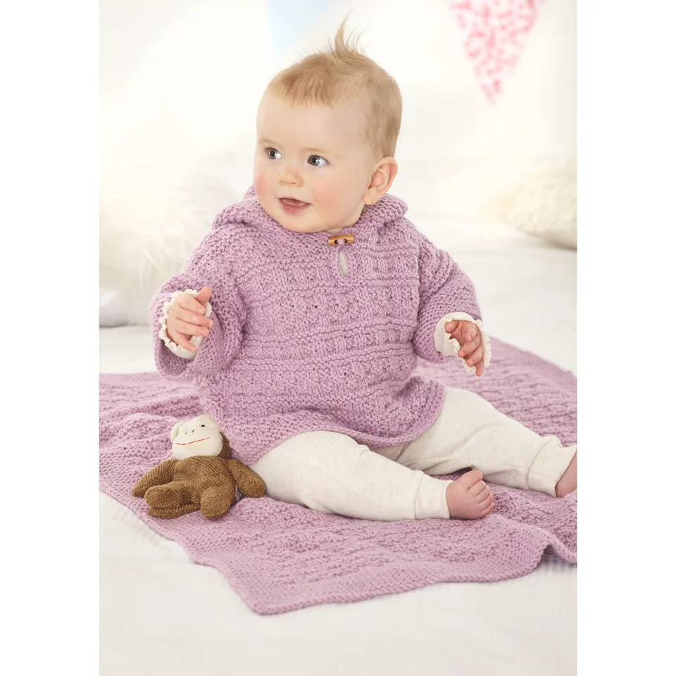 king-cole-6329-comfort-aran-jacke-m-tze-decke-strickanleitung image 1