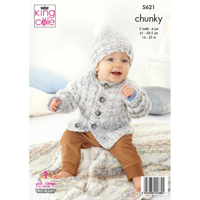 king-cole-5621-strickanleitung-pullover-decke-chunky image 2