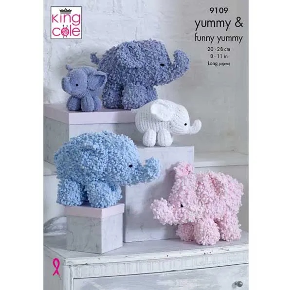 king-cole-patterns-9109-elephants-strickanleitung-elefanten image 1