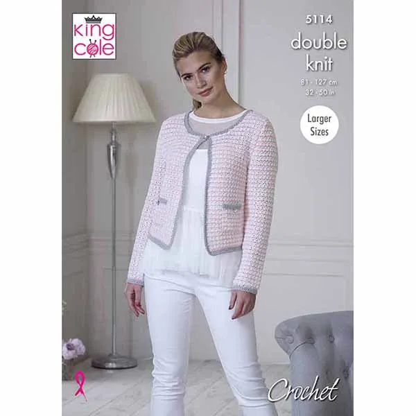 king-cole-5114-h-kelanleitung-jacke-top-cotton-silk image 1