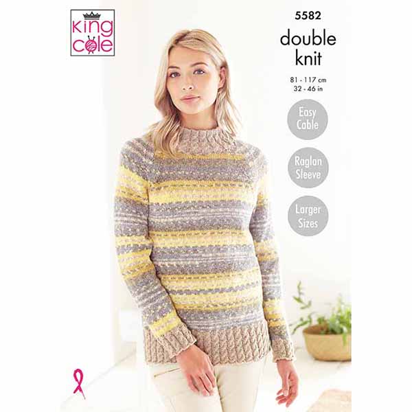 king-cole-5582-strickanleitung-pullover-drifter-dk image 1