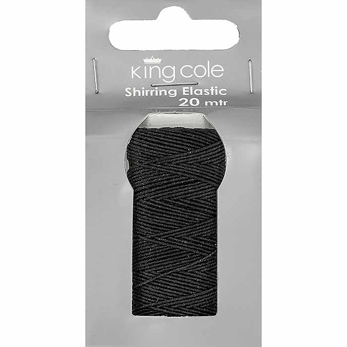 king-cole-shirring-elastic-n-hgummi-schwarz-kr-uselband image 1