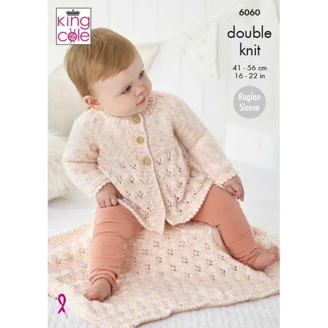 king-cole-patterns-6060-strickanleitung-jacke-decke-cloud-nine-dk image 1
