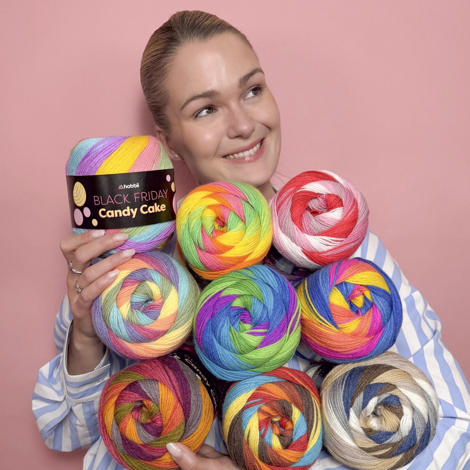 hobbii-black-friday-candy-cake-garn-acryl-tutti-frutti-540m image 2