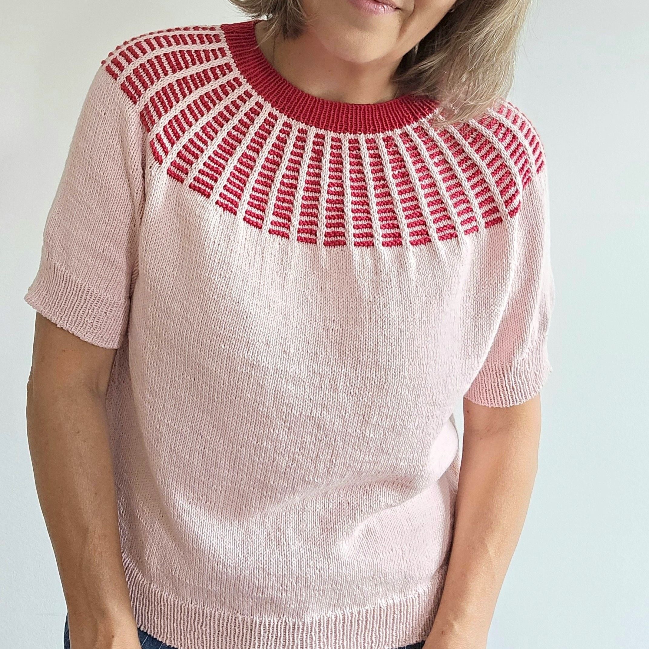 hobbii-sommer-karrusel-t-shirt-strickanleitung-xs-xl image 2
