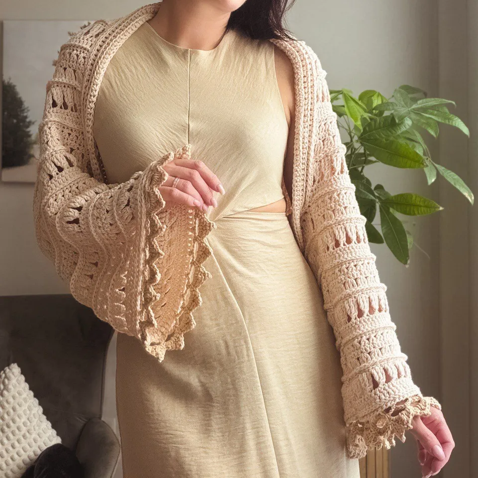 hobbii-anleitungen-charlotte-rmelschal-h-kelanleitung-xs-xxl image 1