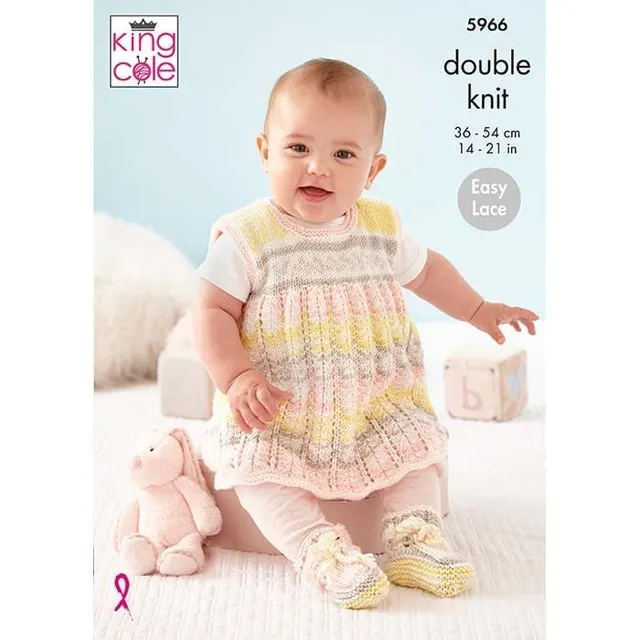 king-cole-5966-strickanleitung-baby-set-cherish-dk-cardigan image 1