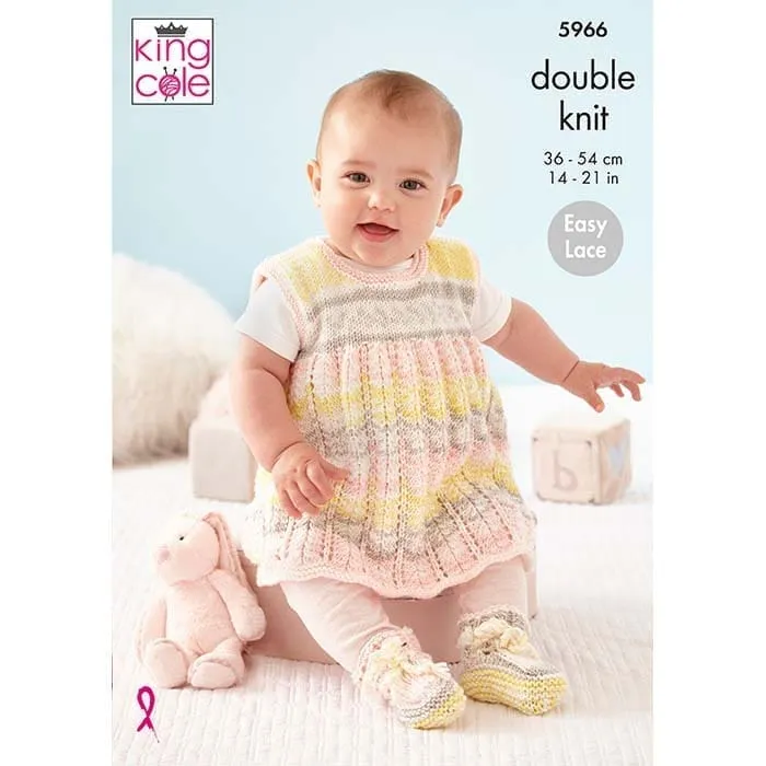 king-cole-5966-strickanleitung-baby-set-cherish-dk-cardigan image 1