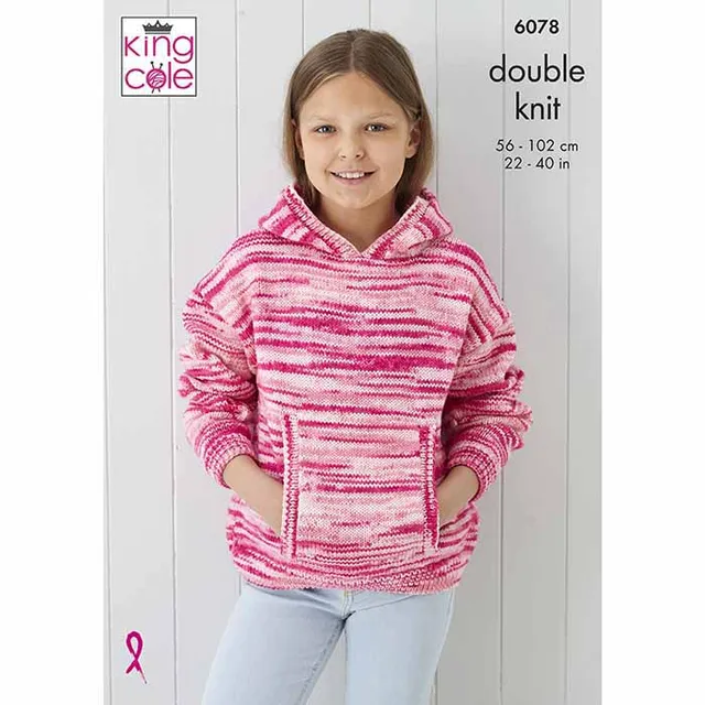 king-cole-6078-strickanleitung-pullover-hoodie-camouflage-dk image 1