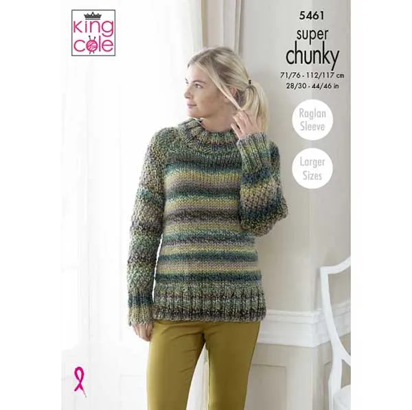 king-cole-patterns-5461-strickanleitung-explorer-chunky-set image 1