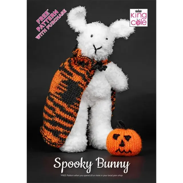 king-cole-spooky-bunny-strickanleitung-truffle-glitz-dk image 1