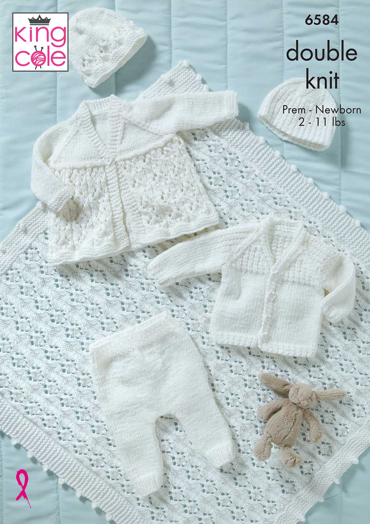king-cole-patterns-baby-6584-strickanleitung-cherished-dk image 1