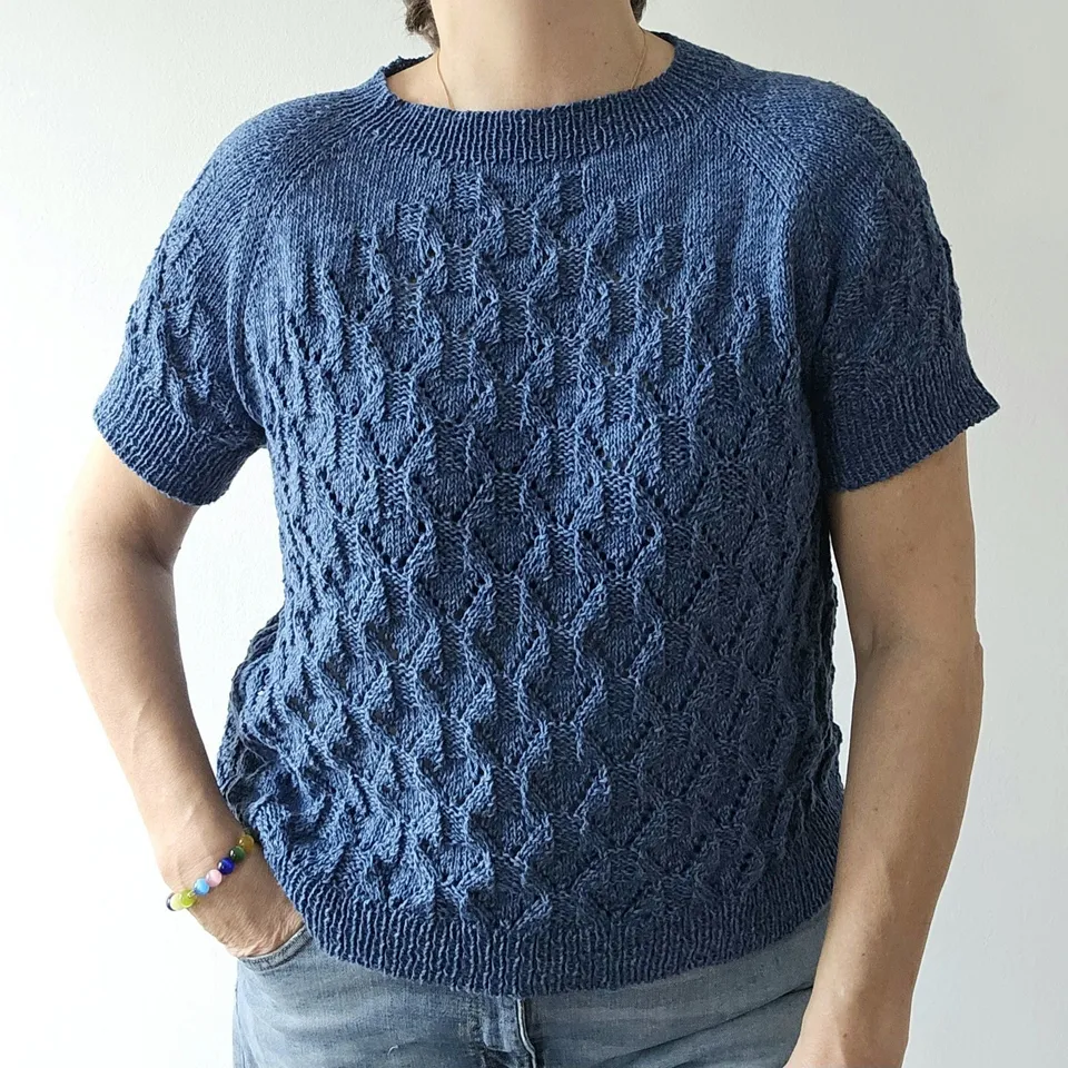 hobbii-anleitungen-sommerb-lger-t-shirt-strickanleitung-s-2xl image 1