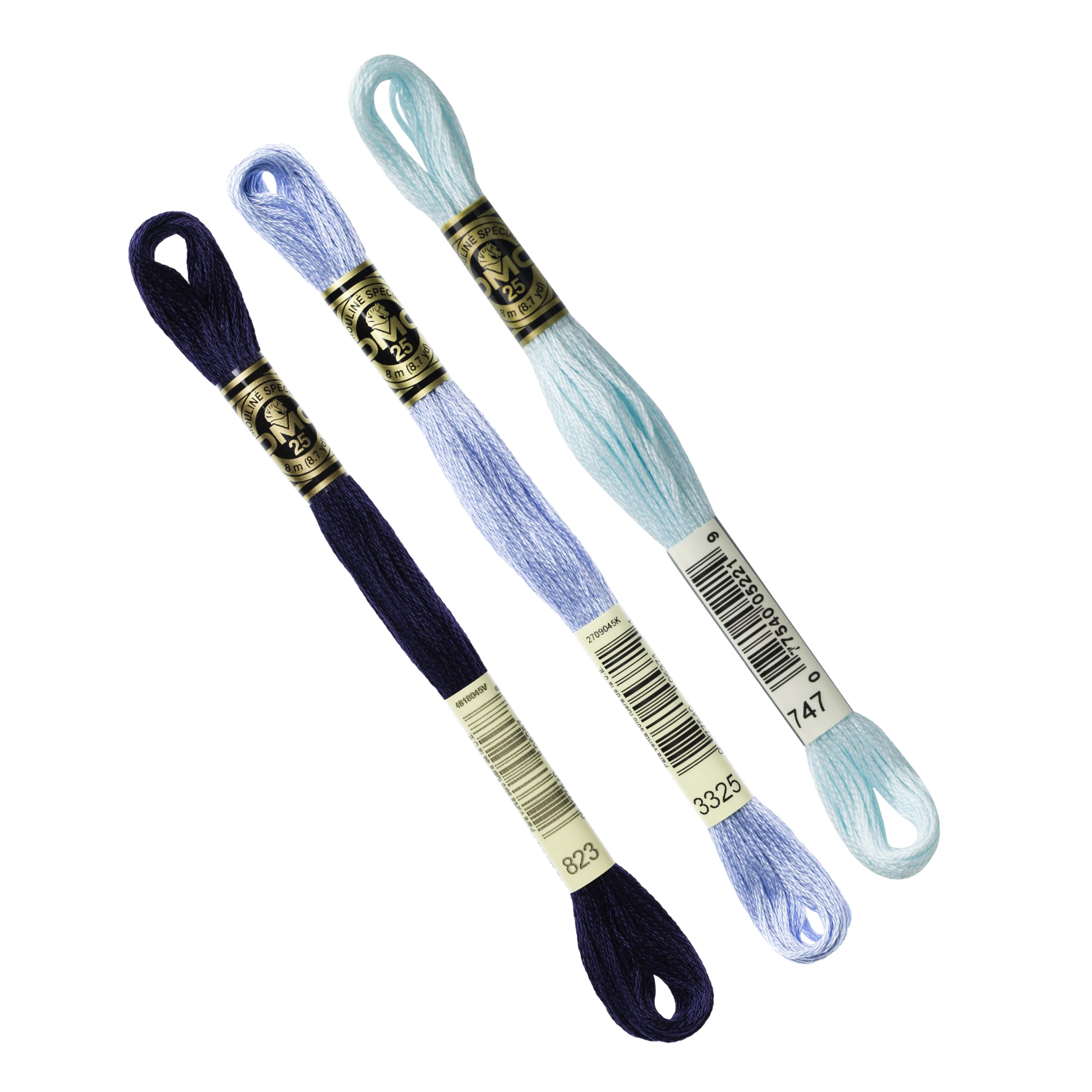 dmc-moulin-sp-cial-stickgarn-blau-3er-pack-baumwolle image 1
