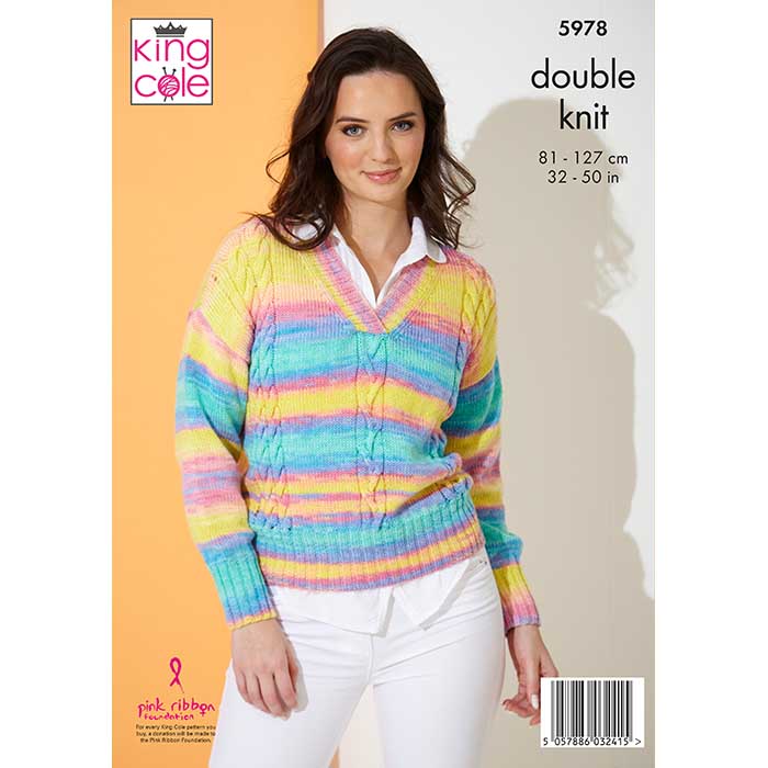 king-cole-patterns-5978-strickanleitung-top-tropical-dk image 2