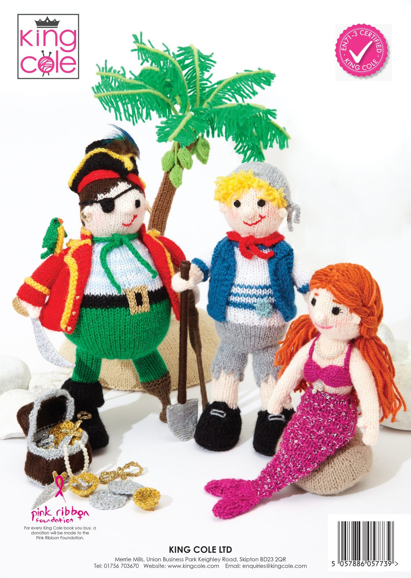 king-cole-pirates-mermaids-book-1-strickbuch-figuren image 2