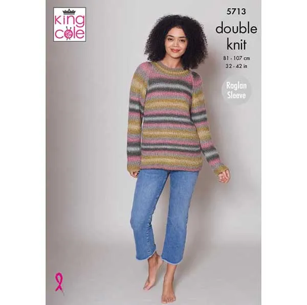 king-cole-5713-strickanleitung-pullover-riot-dk-meliert image 1